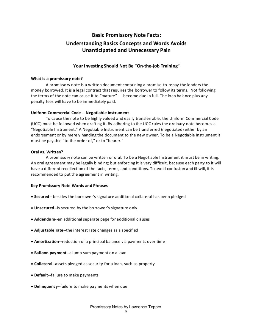 Promissory notest book 9 paper source online